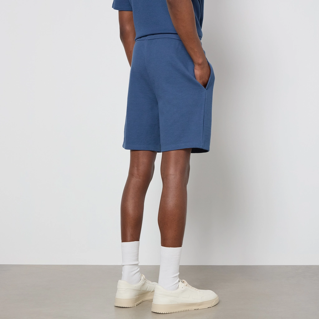 Boss Bodywear Cotton-Blend Waffle Lounge Shorts - S